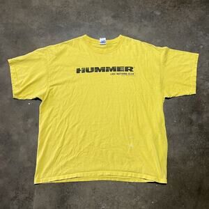 Vintage Y2k Hummer Yellow Boxy Car T-Shirt